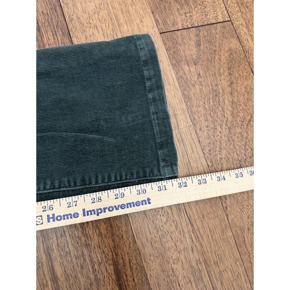 Vintage Abercrombie & Fitch 90s Corduroy Pants Y2K Green Womens Size 4 - Picture 5 of 8
